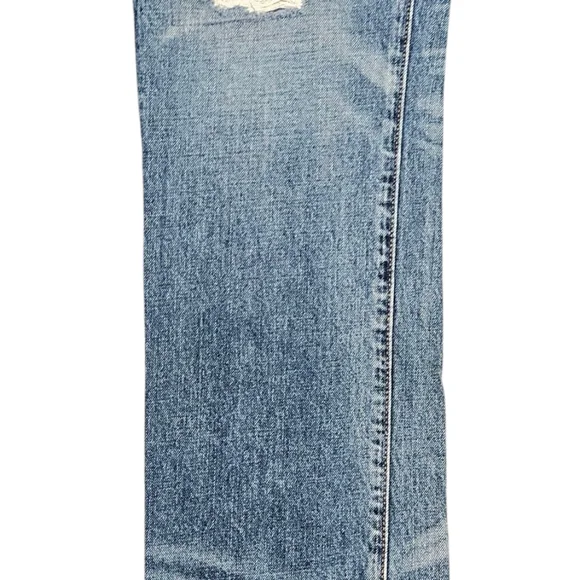 Abercrombie and Fitch slim straight Jeans Mens size 36/32 darkwash distressed - Picture 5 of 6